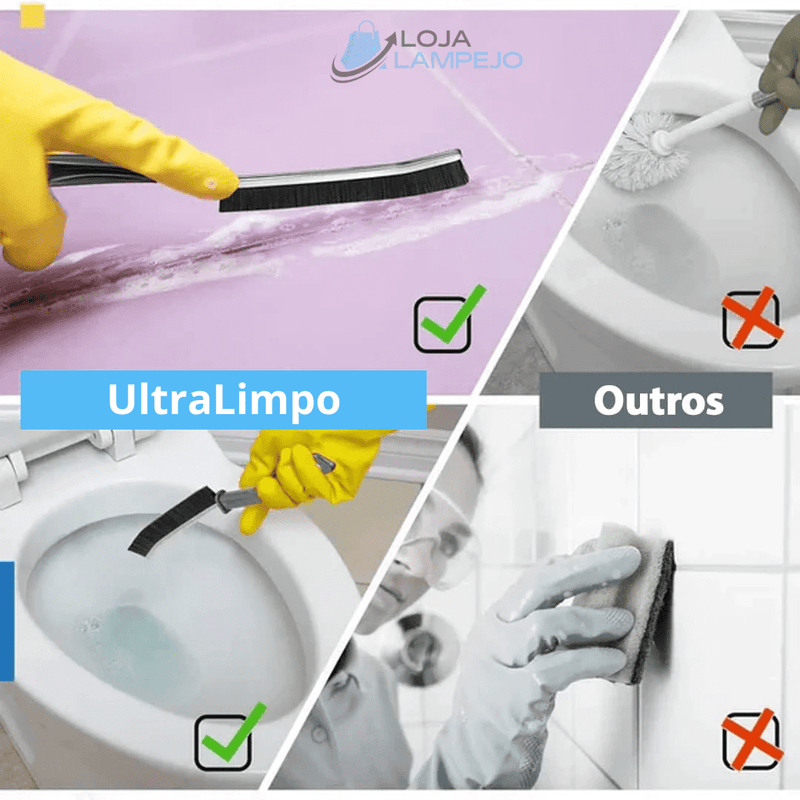 Escova UltraLimpo - Cantos Impecáveis [ÚLTIMO DIA SALDÃO DE NATAL]