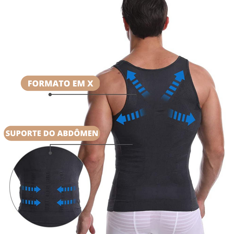 CompreMax - Camisa Redutora e Modeladora Masculina | PROMOÇÃO COMPRE 1 LEVE 2!