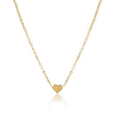 Colar Coração - Curto e delicado